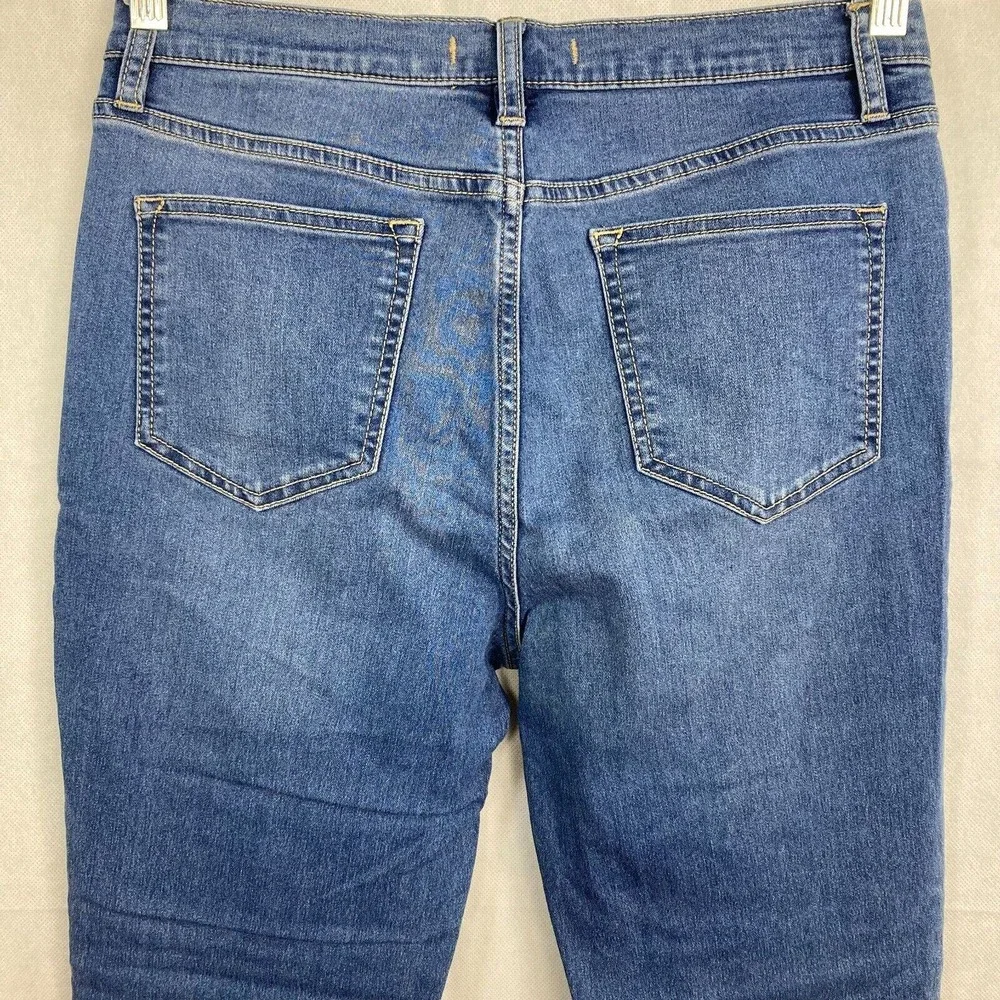 Free People‎ Jeans Womens Sz 29 Medium Wash Blue 5 Pocket High Rise Skinny